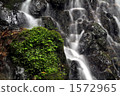 Summer mountain stream and waterfall 1572965