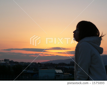 日落 夕陽 晚霞 1575893