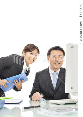 newcomer, new employee, a businesswoman 1577589