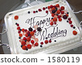 婚禮蛋糕 奶油 漿果 1580119