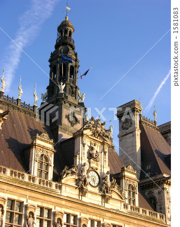 巴黎市政廳屋頂 巴黎市政廳屋頂 1581083