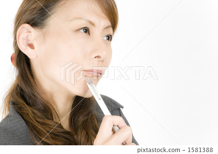 Thinking woman OL 1581388