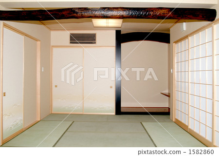 日式房間的住宅 1582860