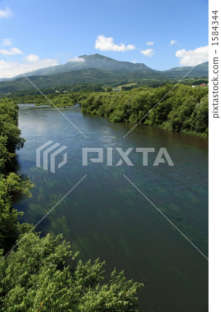 Shiribetsu河和Niseko Annupuri 1584344