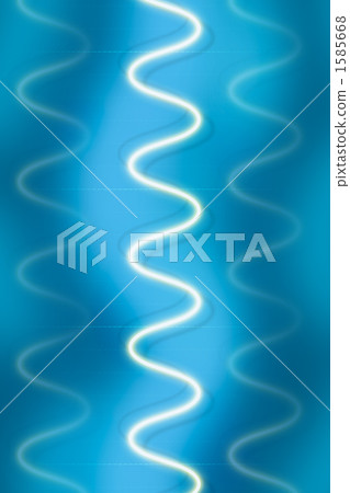 wavy line, waved, electromagnetic wave 1585668