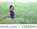 A girl in the field 1588940