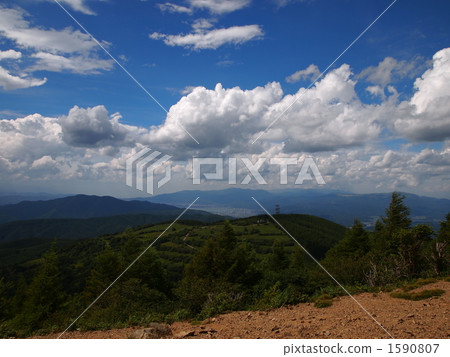 Scenery seen from the mountain top Scenery seen from the mountain top 1590807