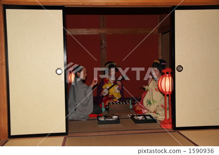 geisha, figurine, doll 1590936