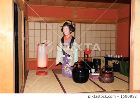 藝妓 玩偶 塑像 1590952