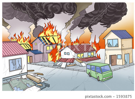 地震(火災)造成的損壞 地震(火災)造成的損壞 1593875