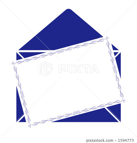 Message Card / Blue Message Card / Blue 1594773