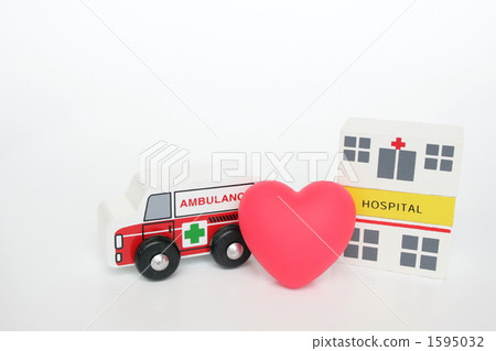 Medical hospital and ambulance Medical hospital and ambulance 1595032