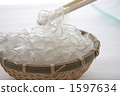 arrowroot, kuzukiri noodles, transparency 1597634