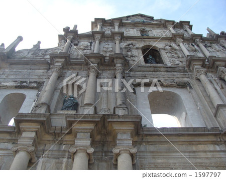 世界遺產聖保羅大教堂在澳門 世界遺產聖保羅大教堂在澳門 1597797