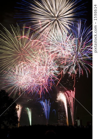 夜空 煙花 花火 1598614