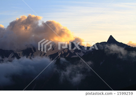 Yagatake and sunset 1599259