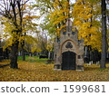Vienna Central Cemetery in Autumn 1599681