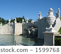 Vienna, pond in Belvedere Palace garden 1599768