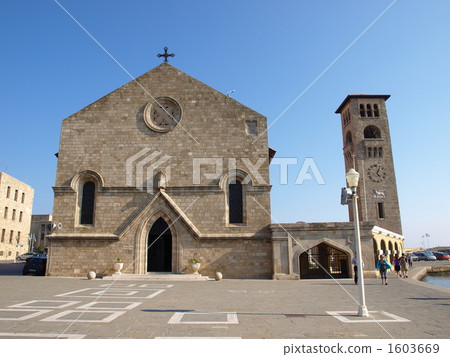 World Heritage "Medieval city of Rhodes Island" "Evangelism church" (Greece) World Heritage "Medieval city of Rhodes Island" "Evangelism church" (Greece) 1603669