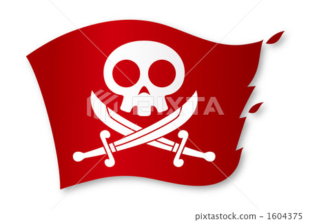 Sword and Skull Pirate Flag 1604375