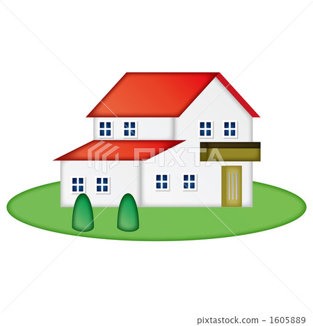 real estate, realty, two-storied building 1605889