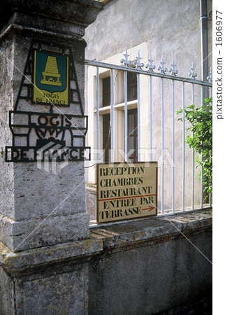 門牌 門柱 歐洲 1606977