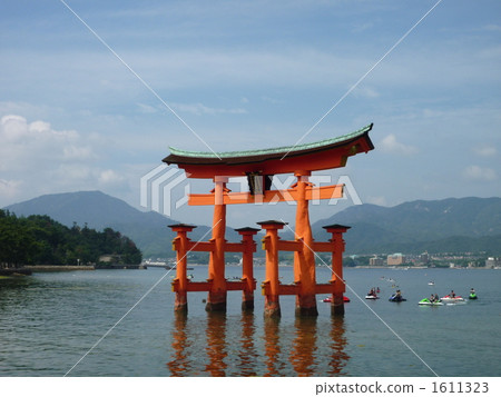 Toriijima Shinto shrine torii Toriijima Shinto shrine torii 1611323