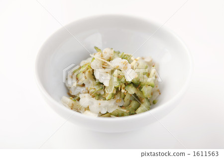 White and green sesame oil sesame oil salad White and green sesame oil sesame oil salad 1611563