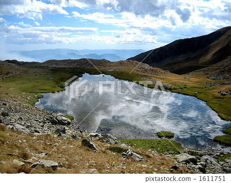 Lake in the mountains of France 1611751