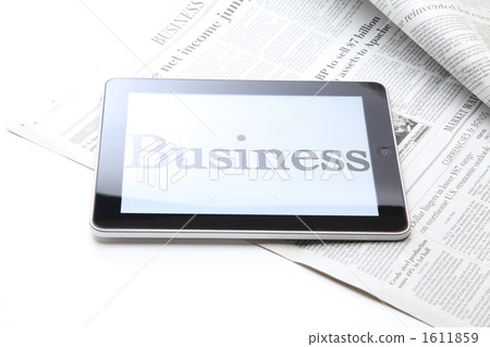Newspaper and iPad Newspaper and iPad 1611859