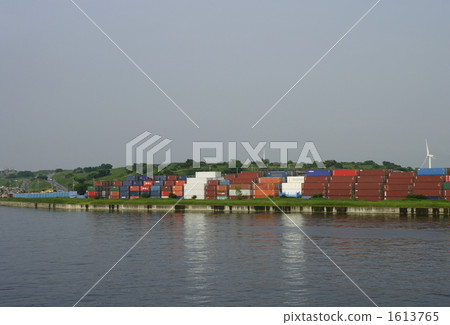 Landscape of container yards Landscape of container yards 1613765