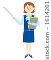 Office woman / instruction / explanation 2 1614261