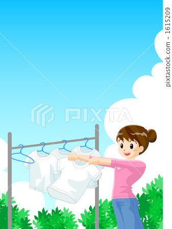 Washing on a sunny day! 1615209