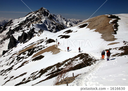 Walk the residual snow Walk the residual snow 1616630