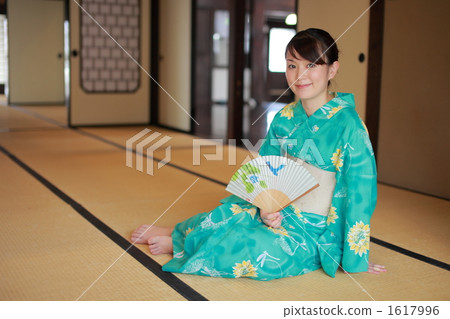 A woman in a yukata 1617996