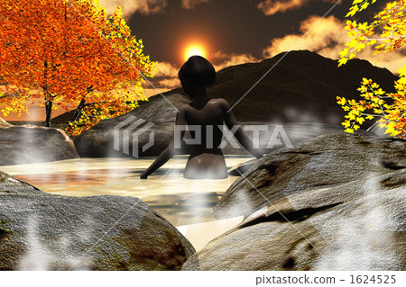 秋季溫泉·露天浴池06 1624525