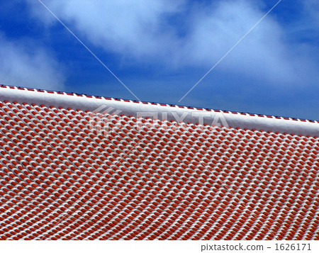 Red roof with large roof (Shuri Castle) 1626171