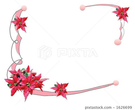 Poinsettia frame 1626699