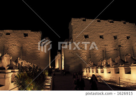 Temple of Carnac: Sound and light show 1626915