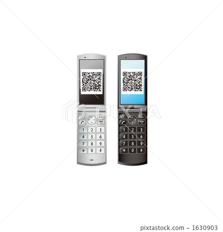 Image of barcode reader of mobile phone 1630903
