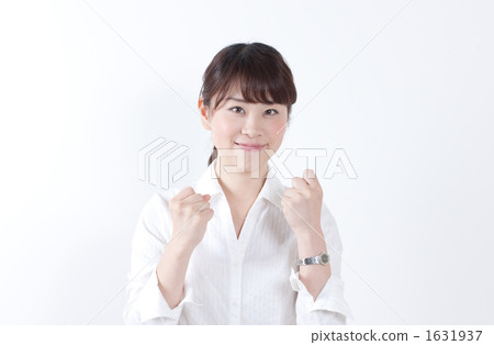 A woman doing a guts pose 1631937