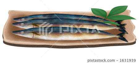 烤秋刀魚 梭魚 針魚 1631939