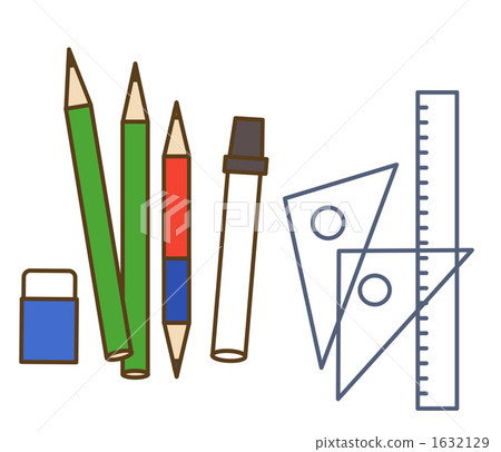 Writing utensils stock vector. Illustration of objects - 30761403