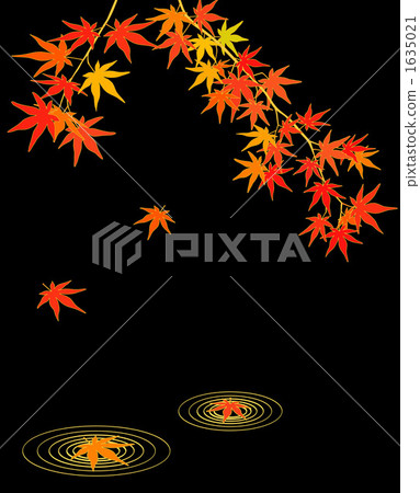 Momige散落在水面上（黑色背景） 1635021