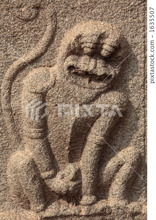 Pillar sculptures of Hampi remains 1635507