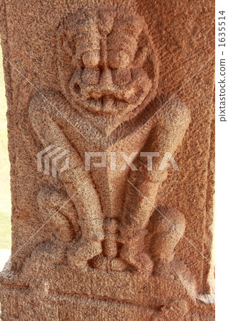 Pillar sculptures of Hampi remains Pillar sculptures of Hampi remains 1635514