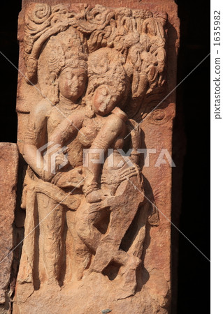 Wall sculpture of Durga Temple 1635982