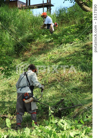 kusakari, labor (especially manual labor), lawnmower 1637890