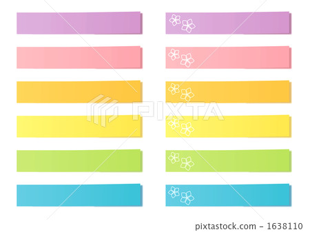 Sticky Notes (Horizontal) - Stock Illustration [1638110] - PIXTA