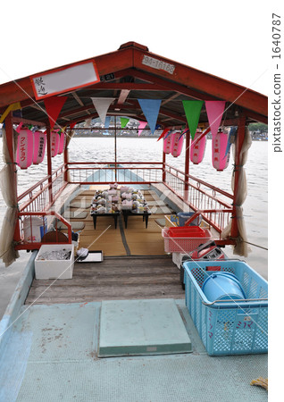 Yakata boat tourist festival of Mikuma River 1640787